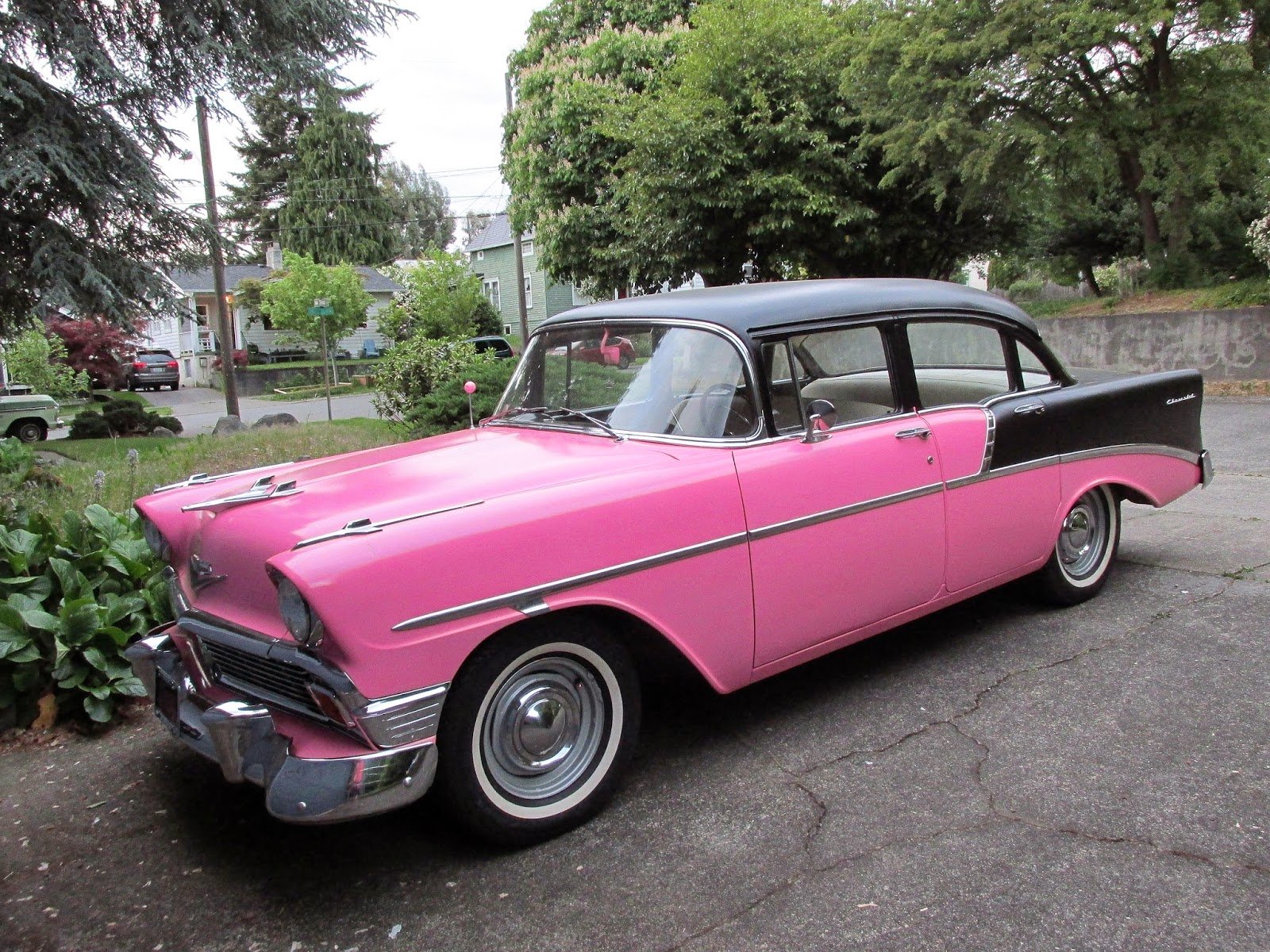 1956, Chevrolet, Chevy, 210, Bel, Air, Belair, Four, Door, Sedan, Classic, Old, Vintage, Original, Retro, Usa, 1600x1200 01 Wallpaper