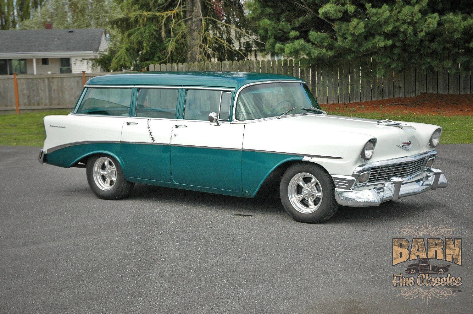 1956, Chevrolet, Chevy, 210, Bel, Air, Belair, Nomad, Four, Door, Wagon