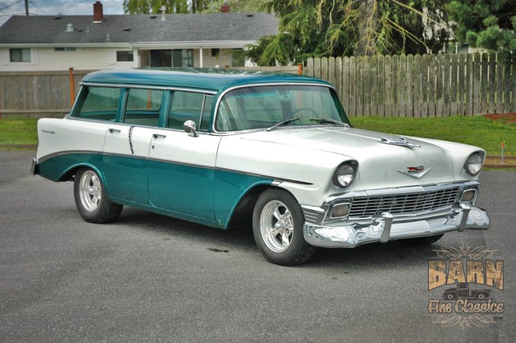 1956, Chevrolet, Chevy, 210, Bel, Air, Belair, Nomad, Four, Door, Wagon, Hotrod, Streetrod, Hot, Rod, Street, Rodder, Usa, 1500×1000 06 HD Wallpaper Desktop Background