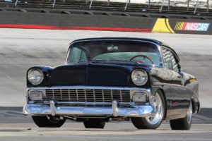1956, Chevrolet, Chevy, 210, Bel, Air, Belair, Two, Door, Coupe, Hotrod, Streetrod, Hot, Rod, Street, Rodder, Black, Usa, 2048×1360 01