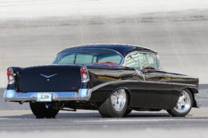 1956, Chevrolet, Chevy, 210, Bel, Air, Belair, Two, Door, Coupe, Hotrod, Streetrod, Hot, Rod, Street, Rodder, Black, Usa, 2048×1360 05