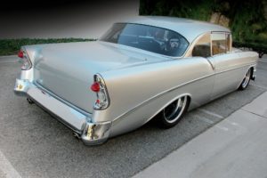 1956, Chevrolet, Chevy, 210, Bel, Air, Belair, Two, Door, Hardtop, Hotrod, Streetrod, Hot, Rod, Street, Rodder, Silver, Usa, 2048×1340 03