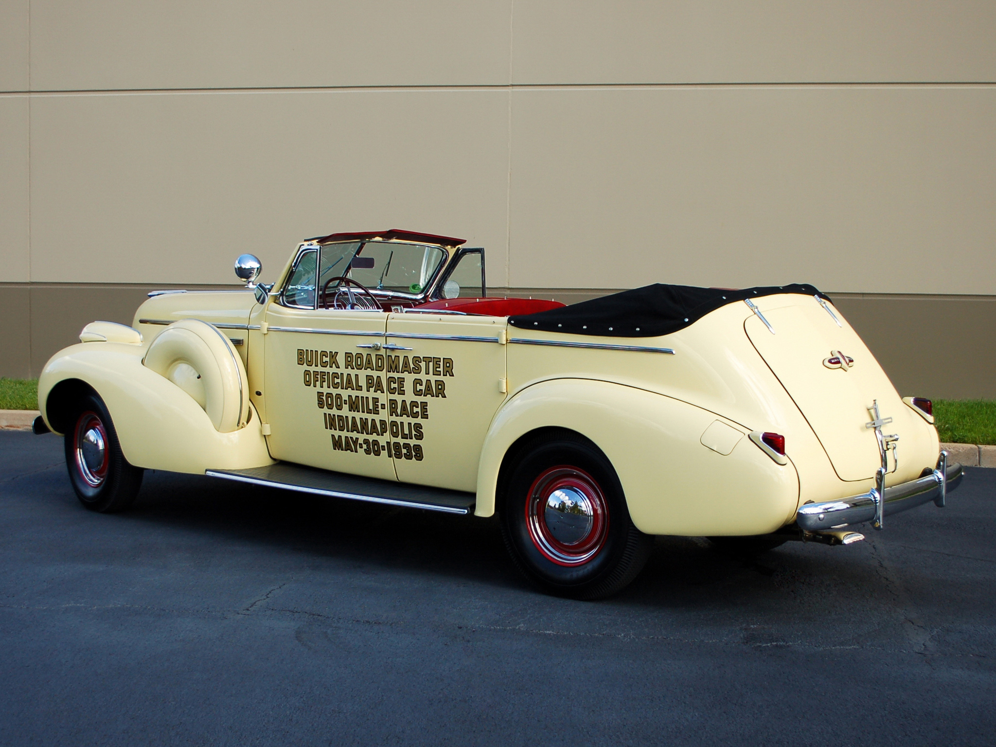 1939, Buick, Roadmaster, Sport, Phaeton, Plain, Back, Indy, 500, Retro Wallpaper