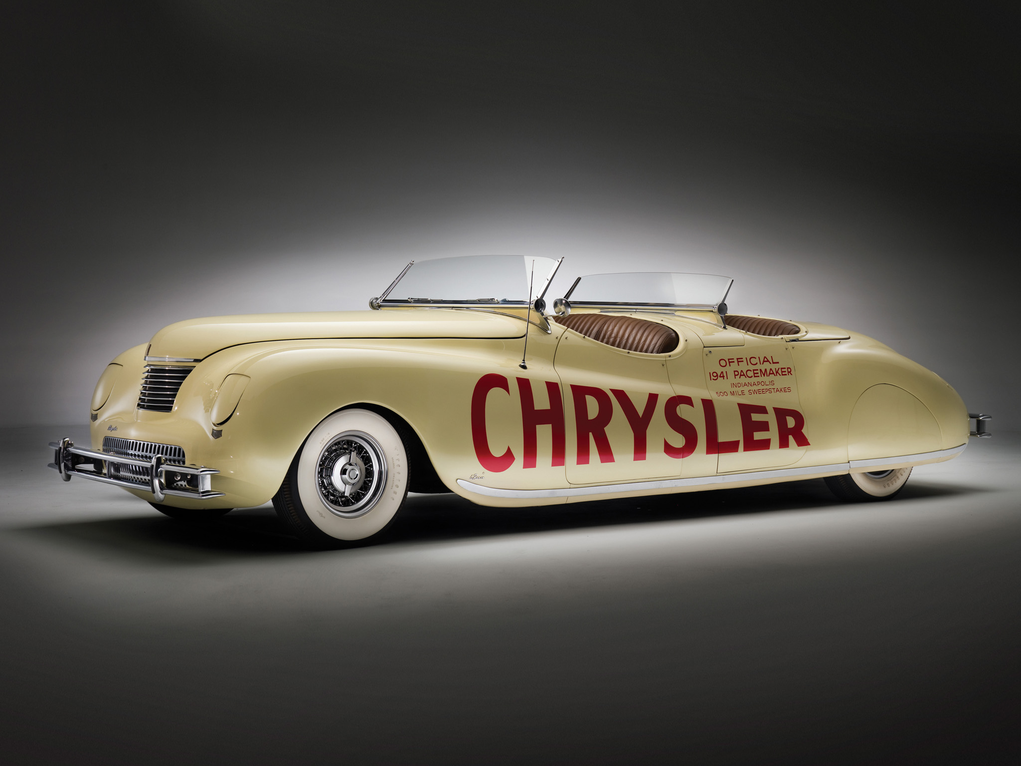 1941, Chrysler, Newport, Dual, Cowl, Phaeton, Lebaron, Indy, 500, Retro Wallpaper