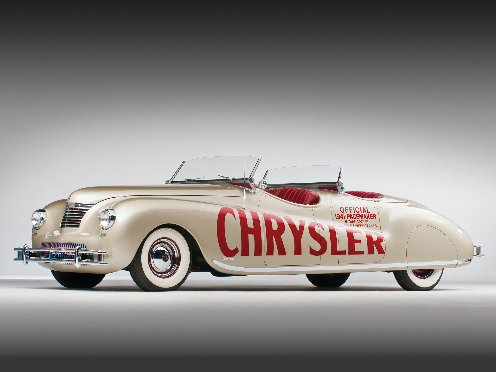 1941, Chrysler, Newport, Dual, Cowl, Phaeton, Lebaron, Indy, 500, Retro Wallpaper
