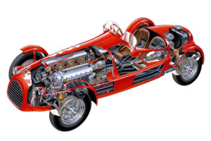 1947, Ferrari, 166, Spyder, Corsa, Retro, Race, Racing, Interior, Engine, Engines