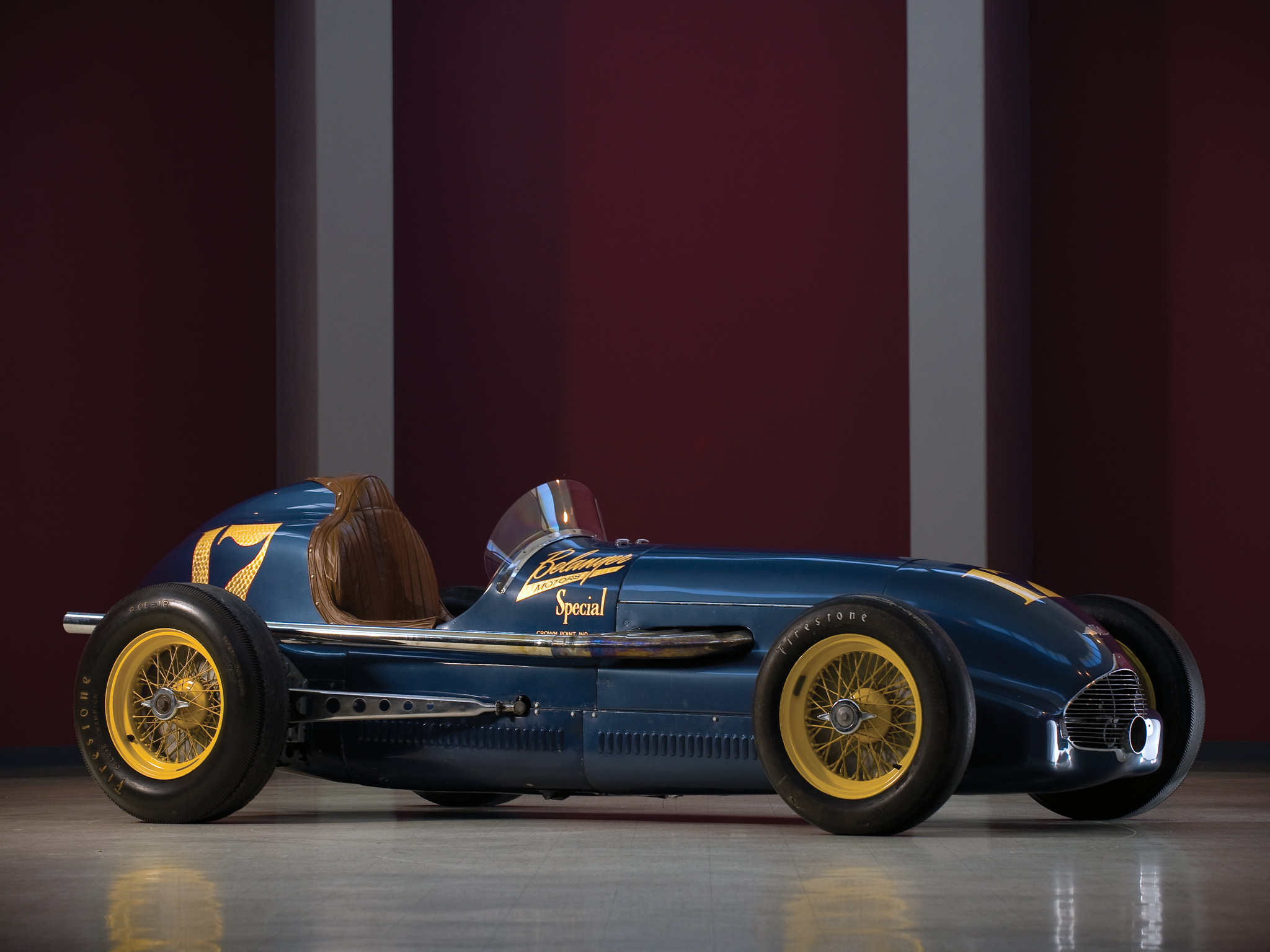 1949, Bellanger, Special, Indy, Roadster, Retro, Race, Racing Wallpaper