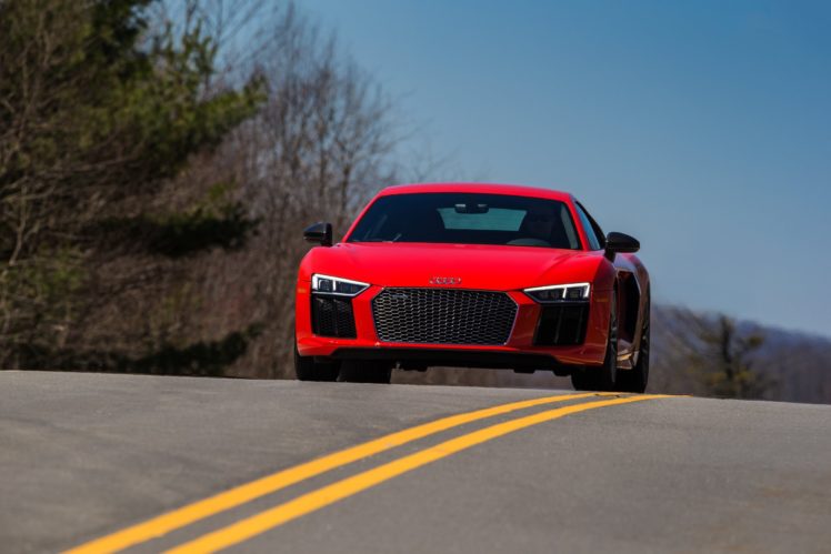 audi, R8, V10, Plus, Us spec, Cars, Coupe, 2016 HD Wallpaper Desktop Background