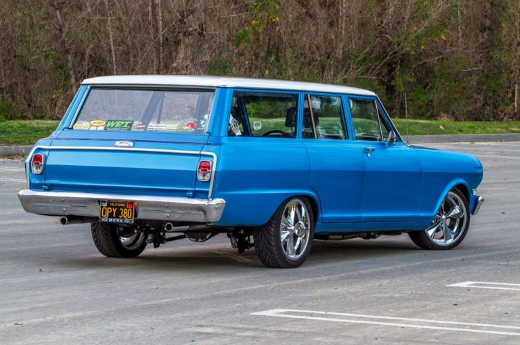 1964, Chevrolet, Chevy, Nova, Wagon, Pro, Touring, Super, Street, Car, Muscle, Usa,  06 HD Wallpaper Desktop Background