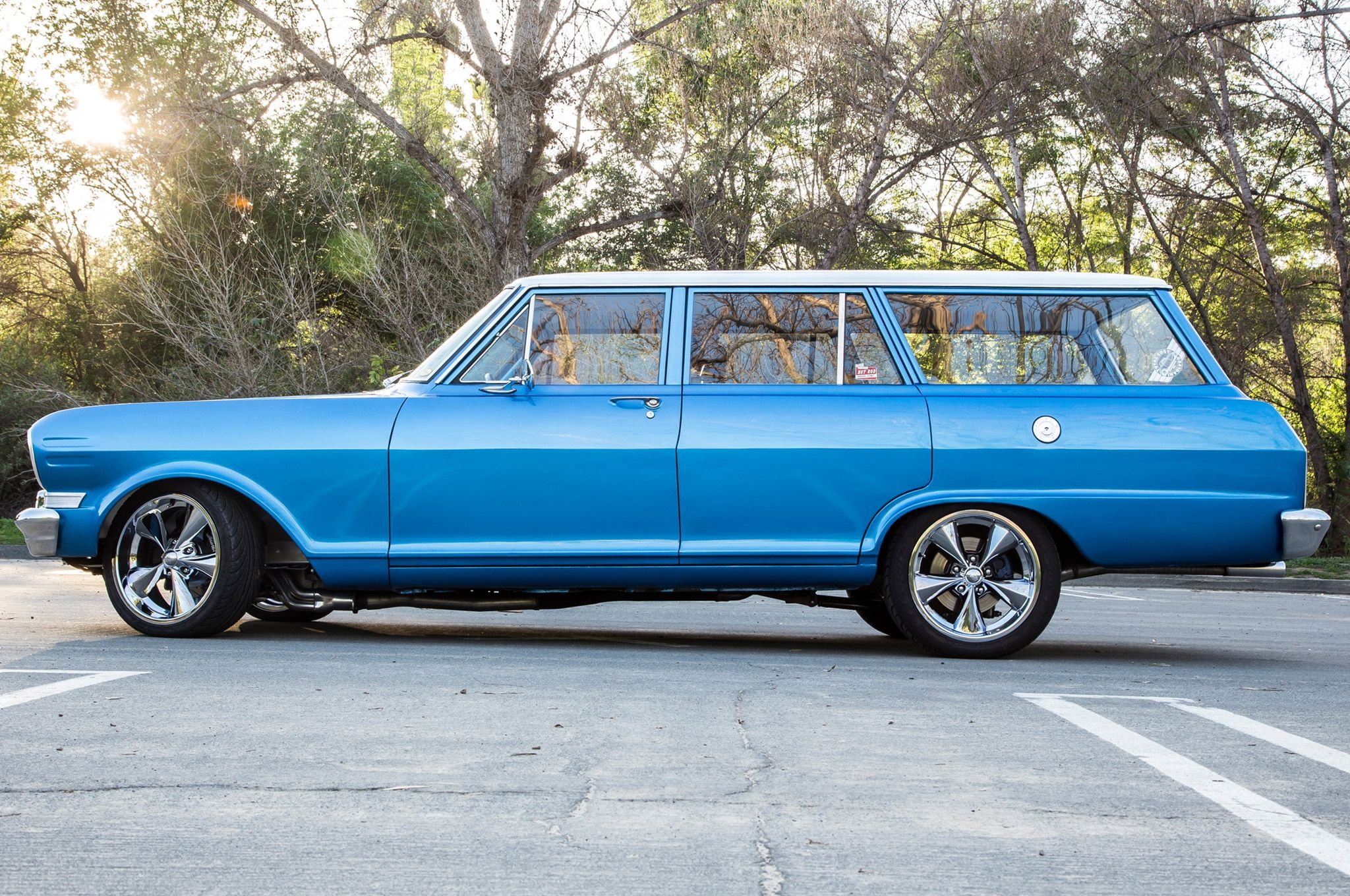 1964, Chevrolet, Chevy, Nova, Wagon, Pro, Touring, Super, Street, Car ...