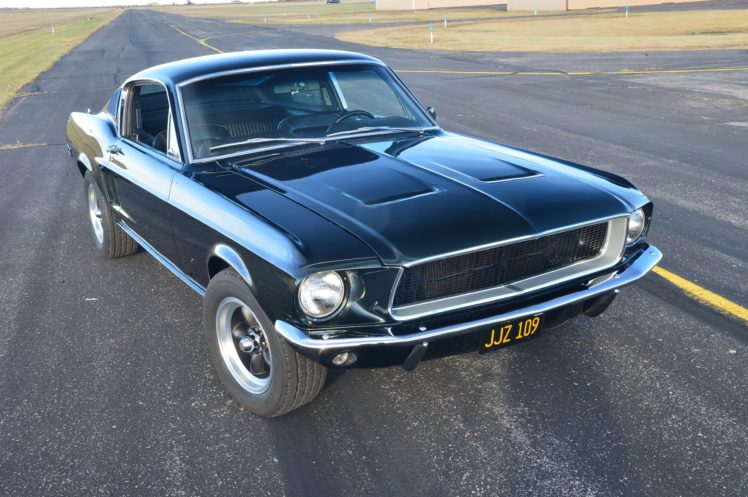 1968, Ford, Mustang, Fastback, Bullet, Muscle, Classic, Usa, 02 ...