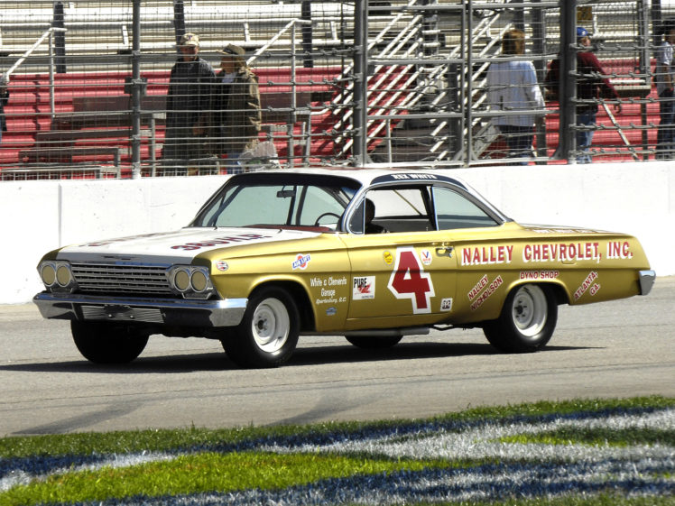 1962, Chevrolet, Impala, Nascar, Race, Racing, Classic HD Wallpaper Desktop Background