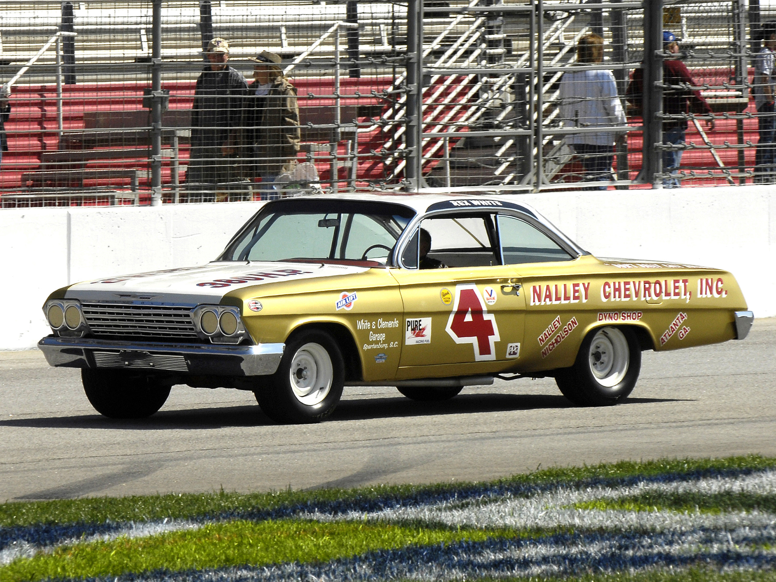 1962, Chevrolet, Impala, Nascar, Race, Racing, Classic Wallpaper