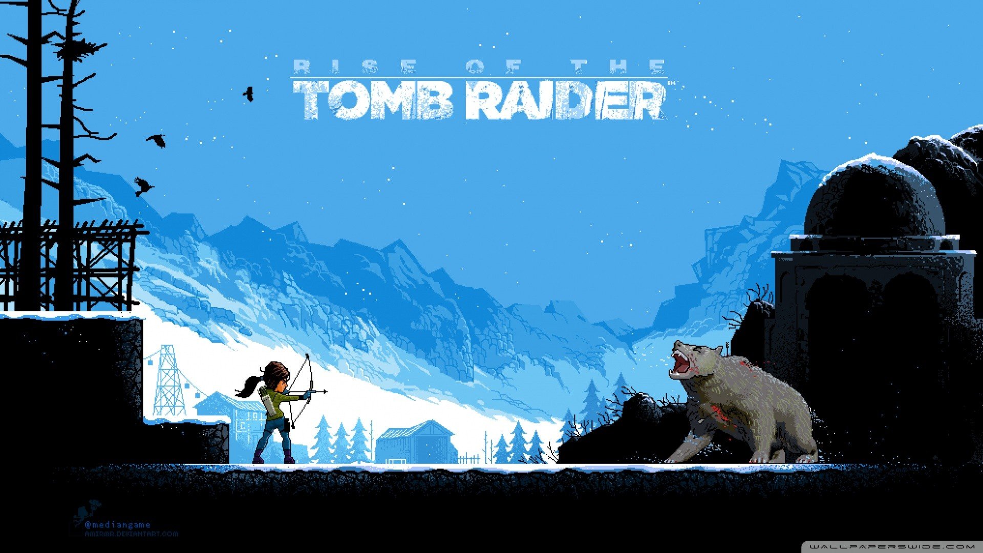 clkasico, Video, Juego, Tom, Raider Wallpaper