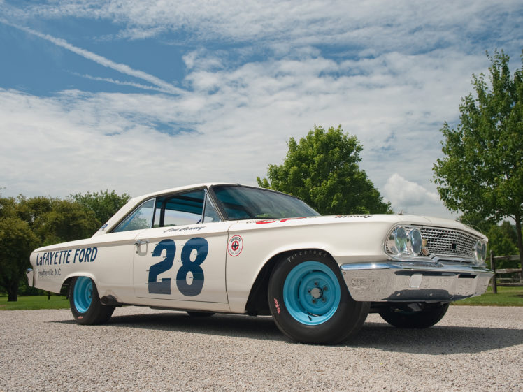 1963, Ford, Galaxie, 500, X l, 427, Lightweight, Nascar, Race, Racing, Classic, Muscle HD Wallpaper Desktop Background