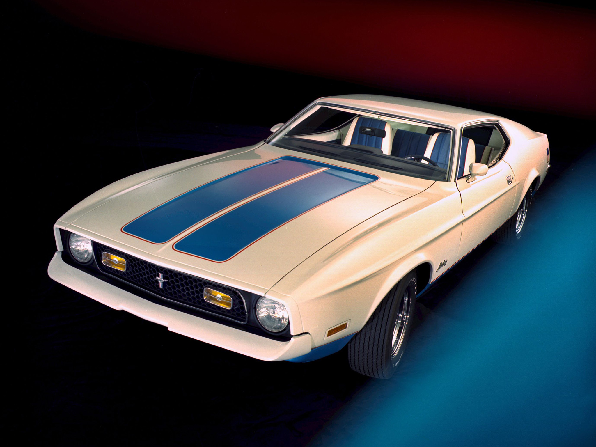 1972, Ford, Mustang, Sprint, Sportsroof, Muscle, Classic Wallpaper