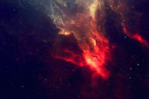 space, Red, Stars, Beauty, Amazing
