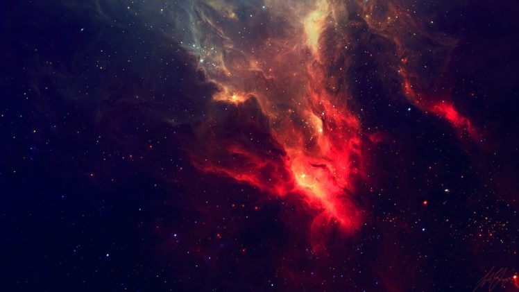 space, Red, Stars, Beauty, Amazing HD Wallpaper Desktop Background
