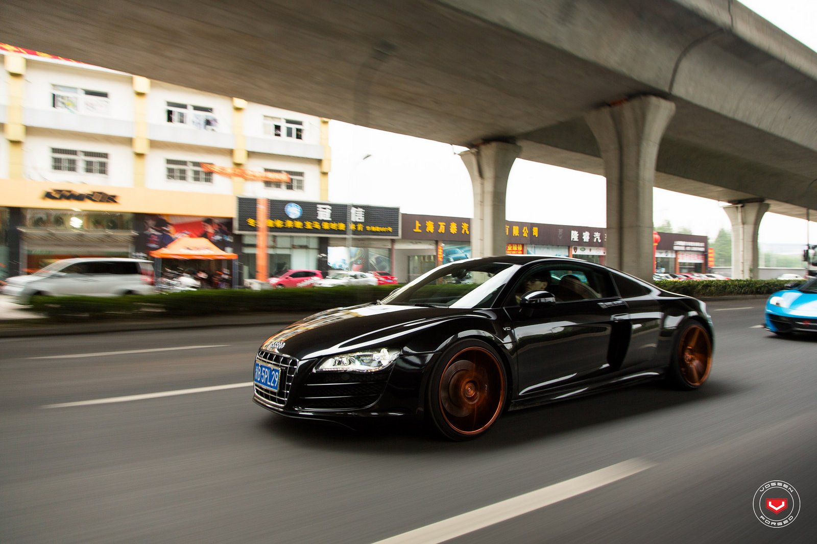 audi, R8, V10, Vossen, Wheels, Cars Wallpaper
