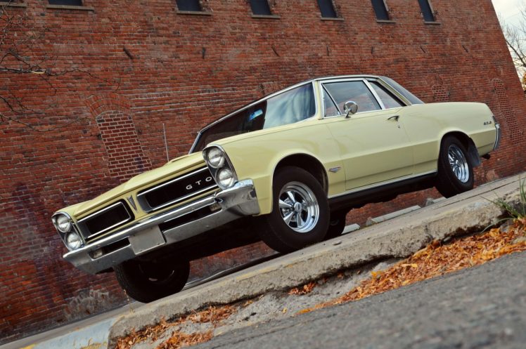 1965, Pontiac, Gto, Cars, Coupe, Classic HD Wallpaper Desktop Background