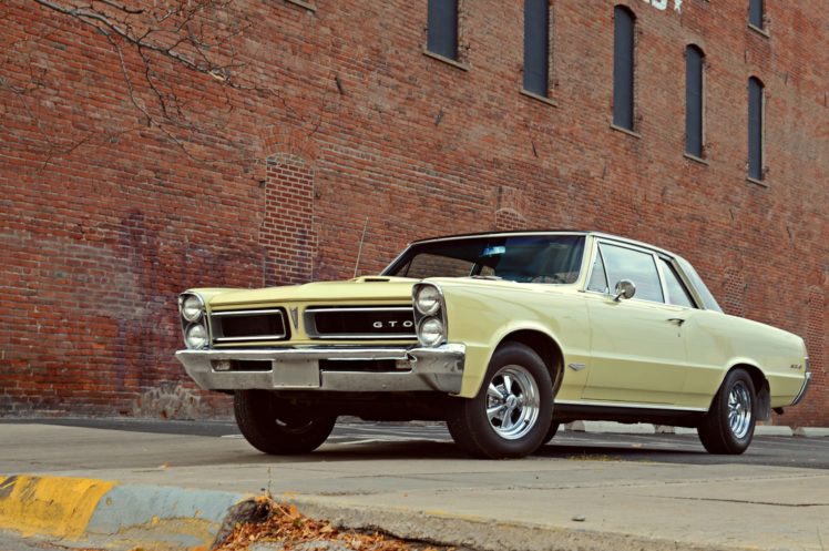 1965, Pontiac, Gto, Cars, Coupe, Classic HD Wallpaper Desktop Background