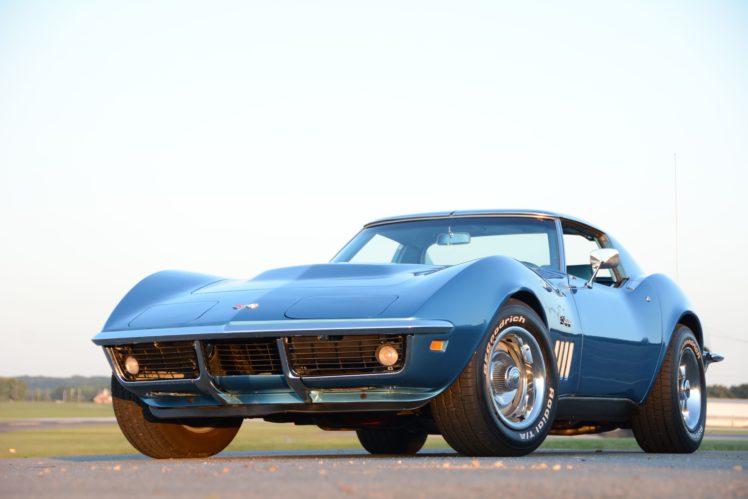 1969, Chevrolet, Corvette, Stingray, Muscle, Classic, Old, Original, Usa,  03 HD Wallpaper Desktop Background