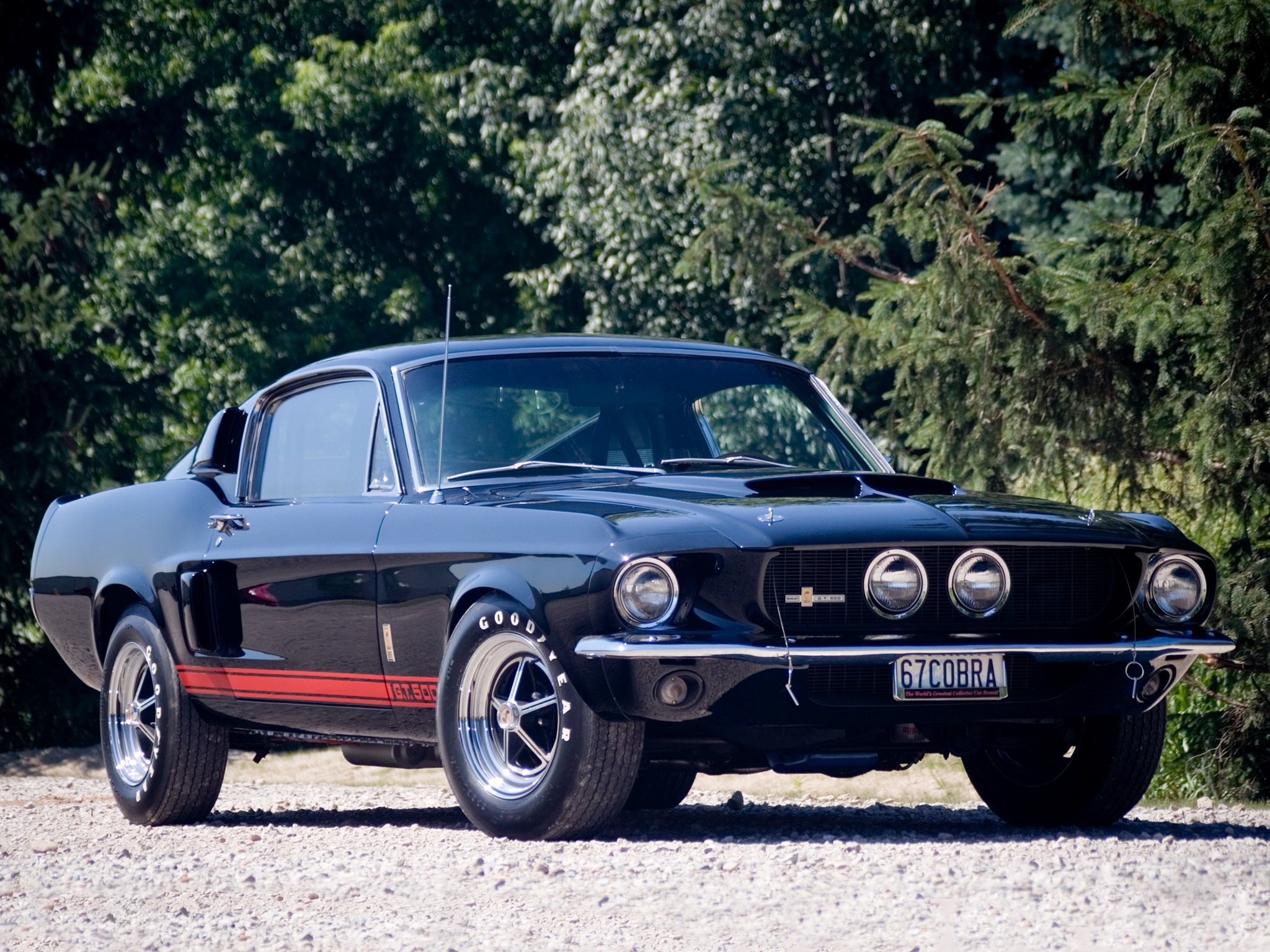 1967, Shelby, Gt500, Ford, Mustang, Muscle, Classic Wallpaper
