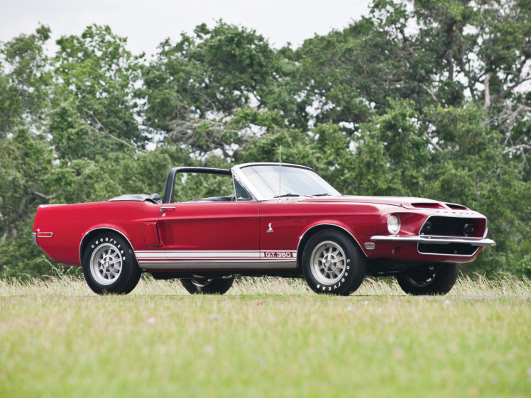 1968, Shelby, Gt350, Convertible, Ford, Mustang, Classic, Muscle HD Wallpaper Desktop Background