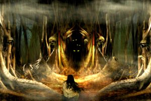 dark, Art, Artwork, Fantasy, Artistic, Original, Psychedelic, Horror, Evil, Creepy, Scary, Spooky, Halloween