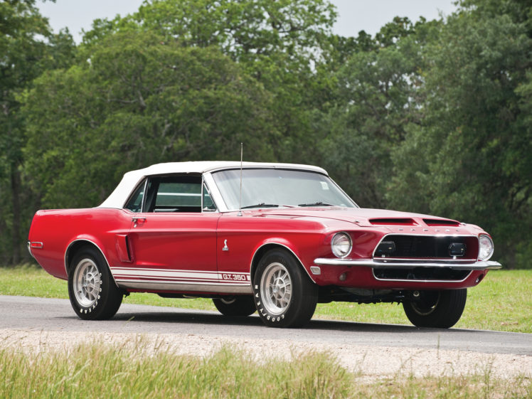 1968, Shelby, Gt350, Convertible, Ford, Mustang, Classic, Muscle ...