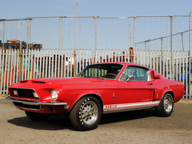 1968, Shelby, Gt500, Ford, Mustang, Classic, Muscle HD Wallpaper Desktop Background