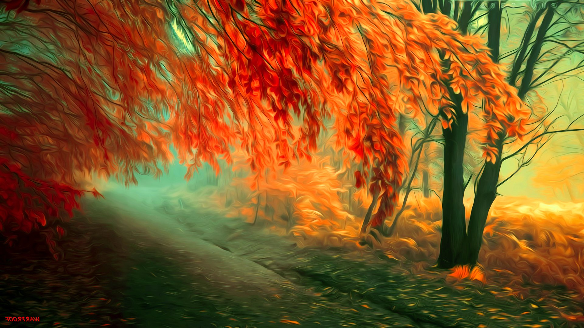 autumn, Fall, Season, Nature, Landscape, Leaf, Leaves, Color, Seasons, Tree, Forest Wallpaper