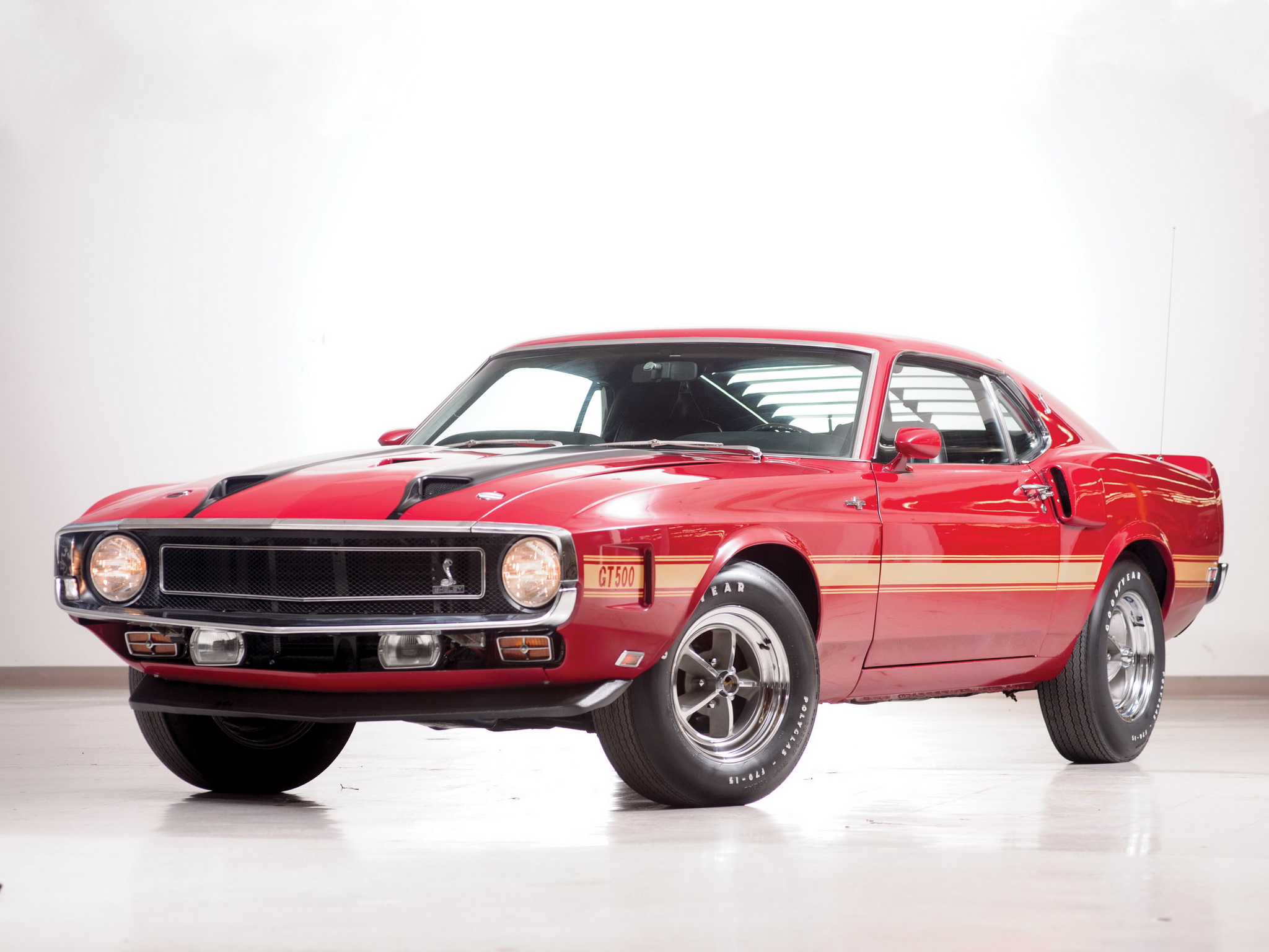1969, Shelby, Gt500, Ford, Mustang, Classic, Muscle Wallpaper
