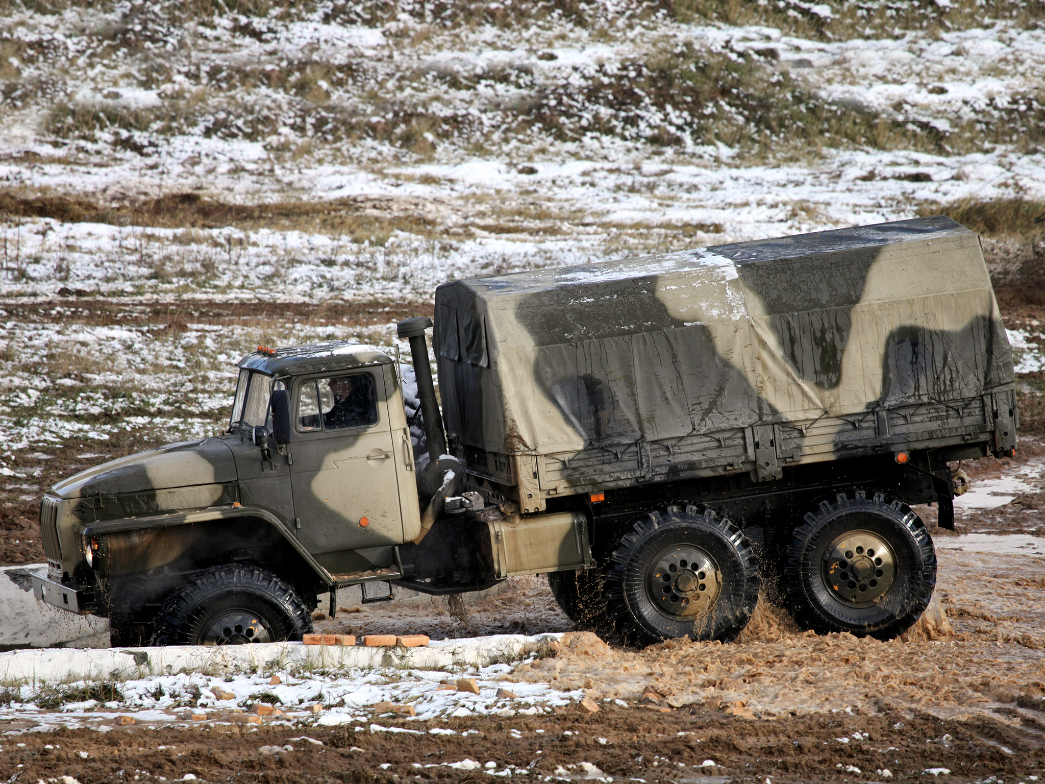 1993, Ural, 4320 10, 6x6, Offroad, Truck, Trucks, Military, Ge Wallpaper