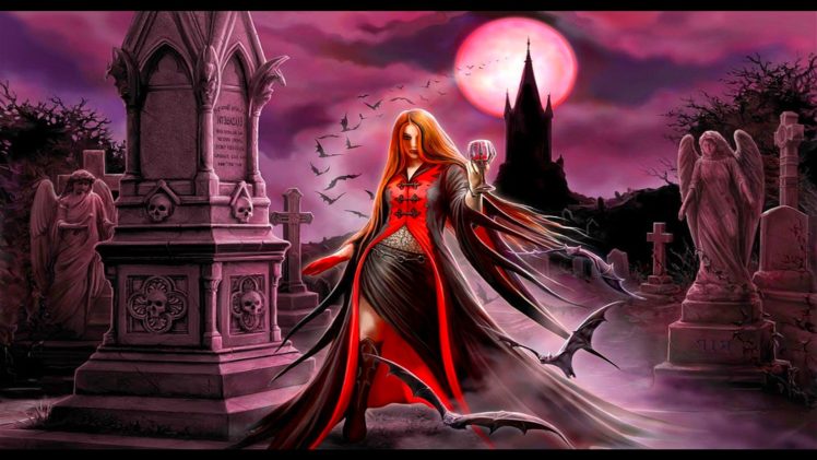 dark, Art, Artwork, Fantasy, Artistic, Original, Psychedelic, Horror, Evil, Creepy, Scary, Spooky, Halloween HD Wallpaper Desktop Background