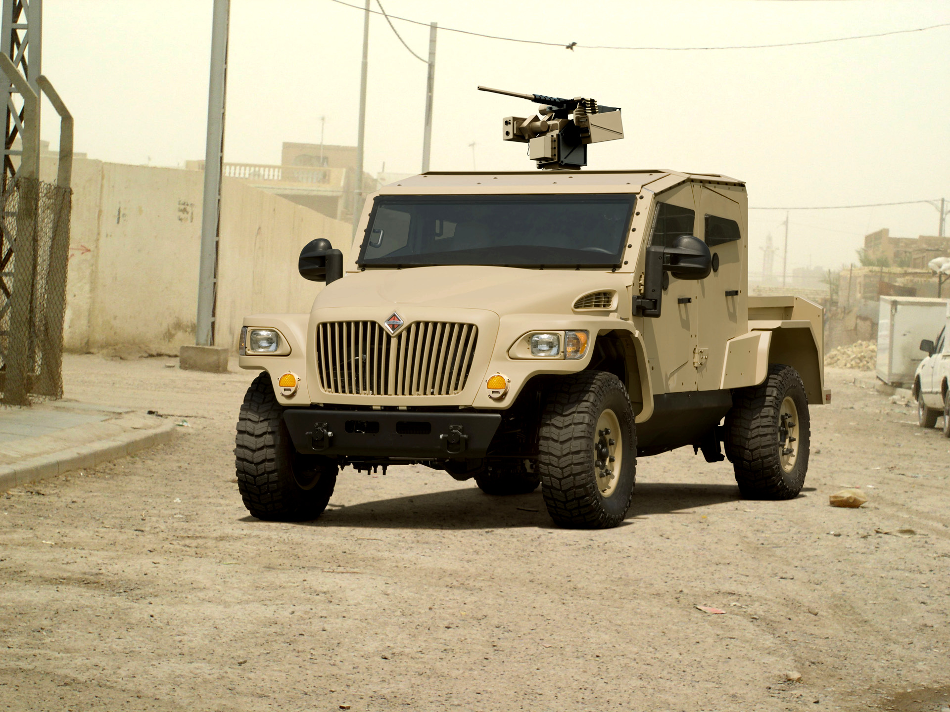 2007, International, Mxt mva, 4x4, Military, Truck, Trucks, Weapon, Weapons Wallpaper