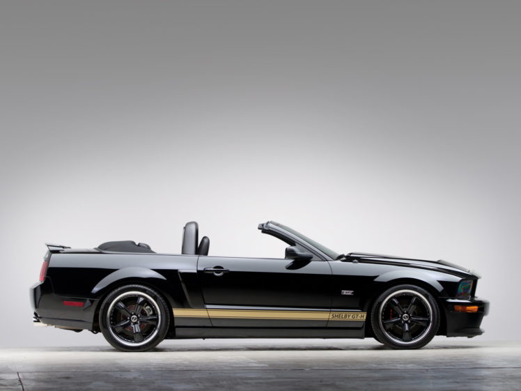 2007, Shelby, Gt h, Convertible, Ford, Mustang, Muscle HD Wallpaper Desktop Background