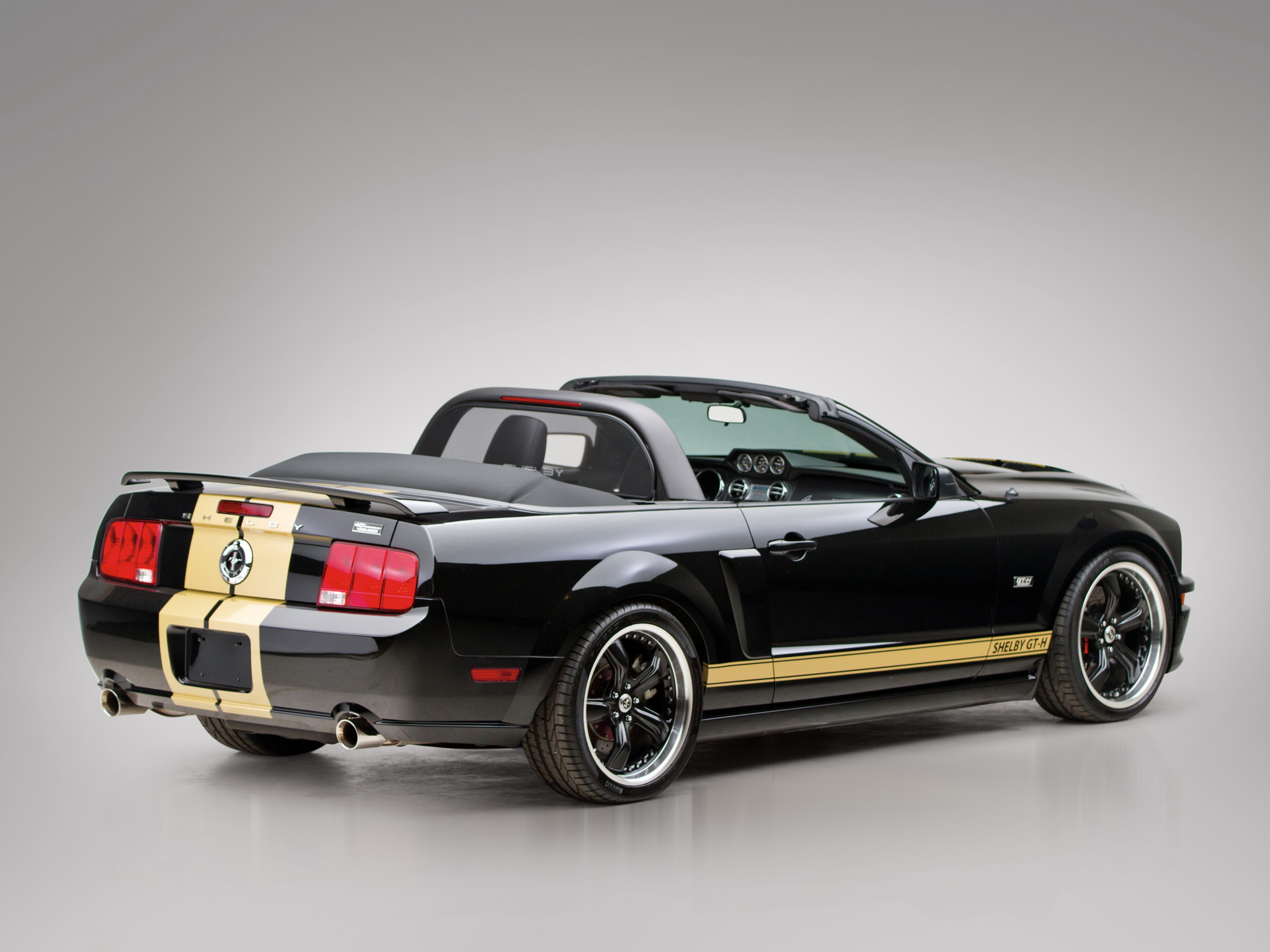2007 Shelby Gt H Convertible Ford Mustang Muscle Wallpapers Hd Desktop And Mobile Backgrounds