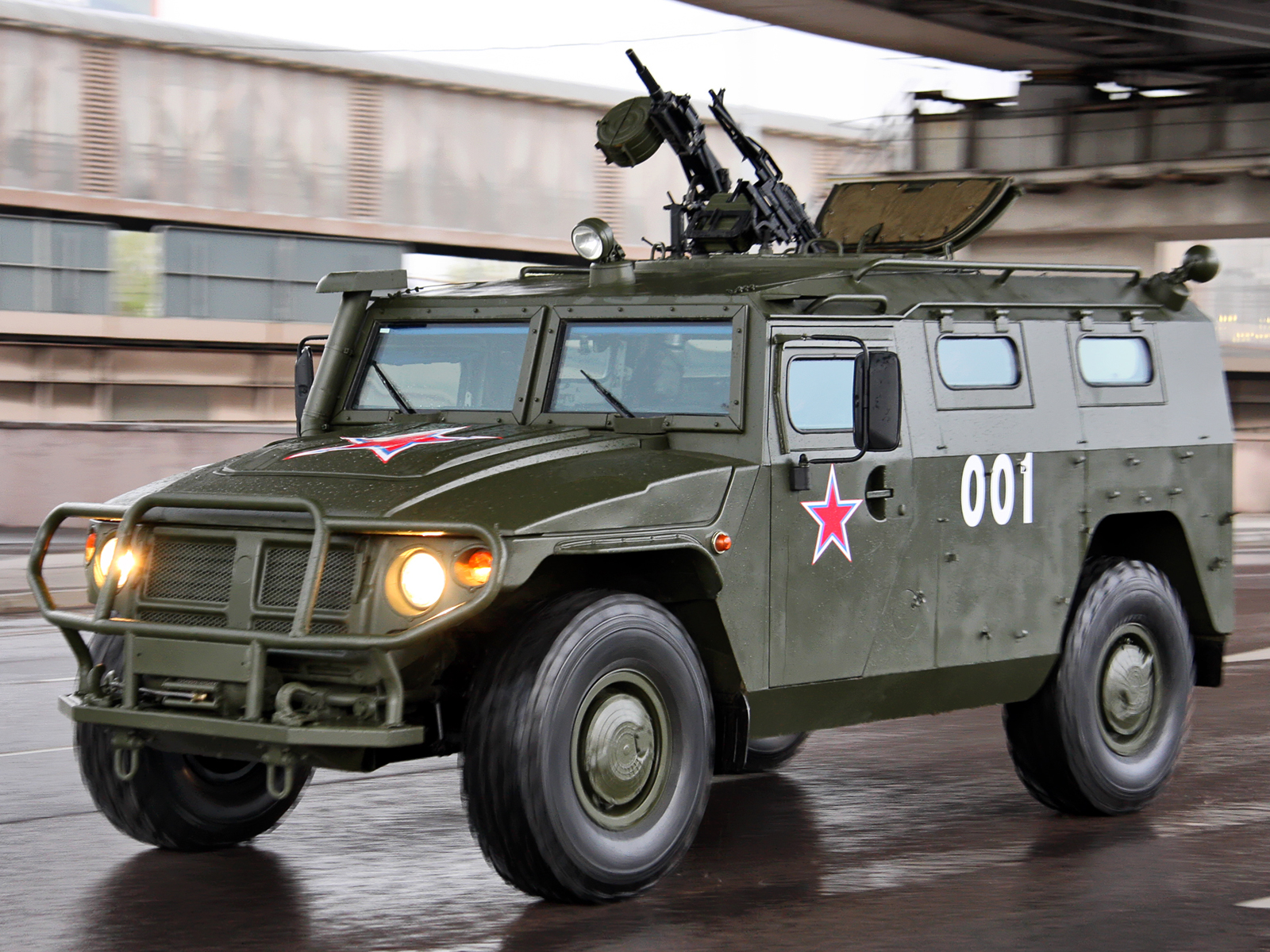 2008, Gaz, Its, Gas, 233014, 4x4, Military, Weapon, Weapons Wallpaper