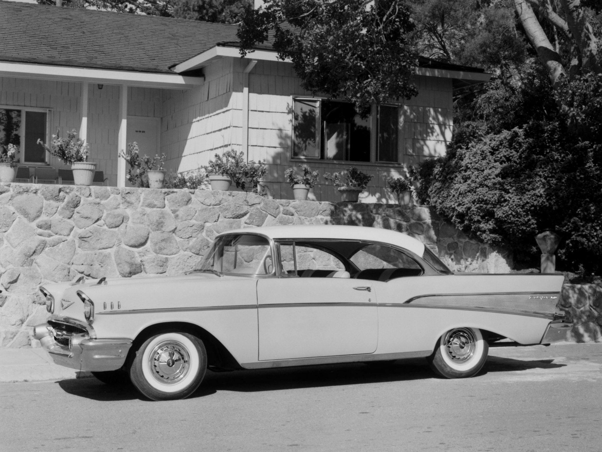 1957, Chevrolet, Bel, Air, Sport, Coupe, Retro, Belair Wallpaper