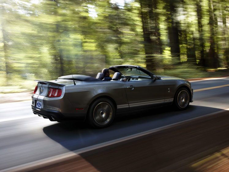 2009, Shelby, Gt500, Convertible, Svt, Ford, Mustang, Muscle HD Wallpaper Desktop Background
