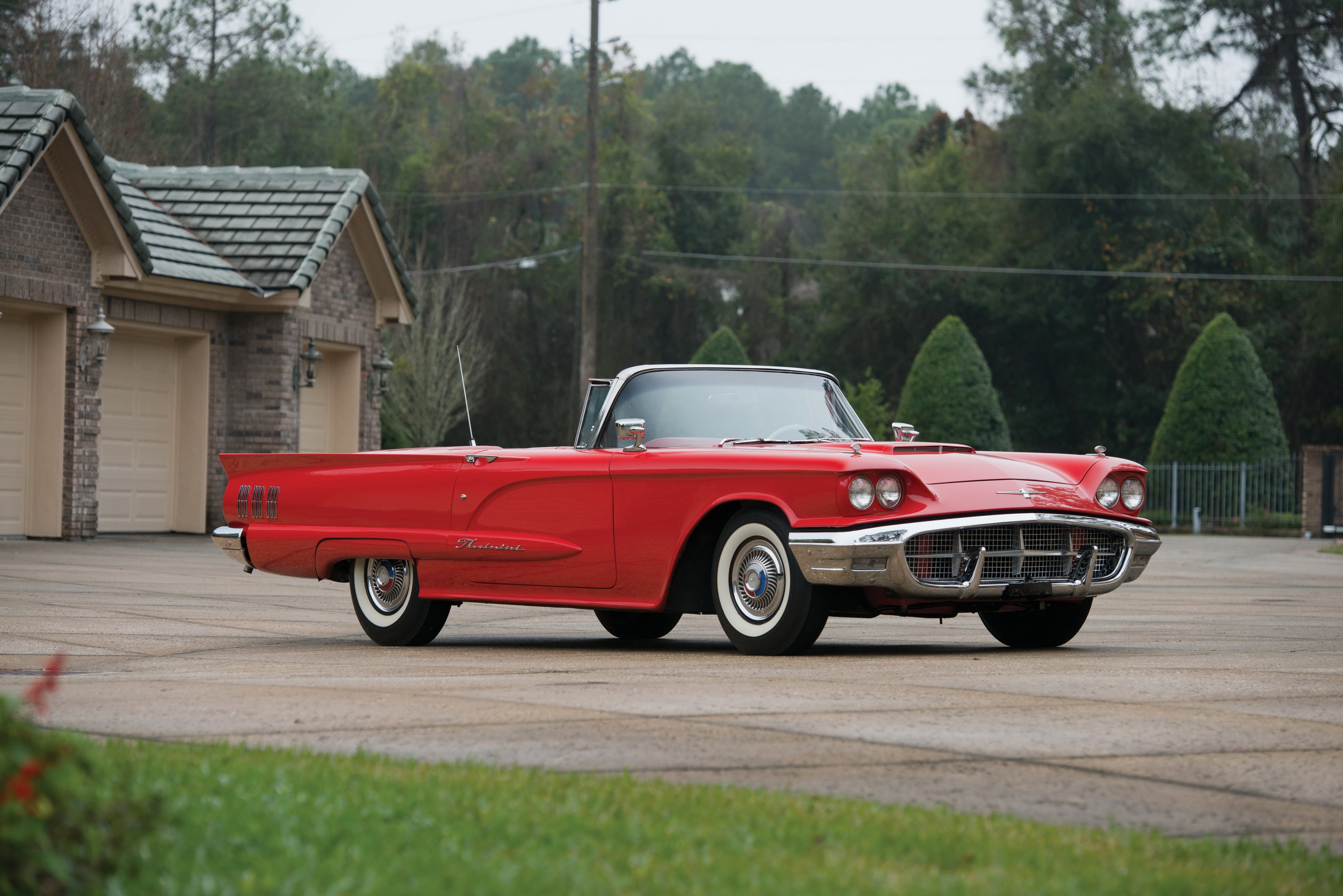 1960, Ford, Thunderbird, Convertible, Classic, Luxury Wallpaper