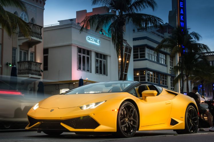 2016, Lamborghini, Huracan, Lp610 4, Spyder, Us spec, Supercar HD Wallpaper Desktop Background