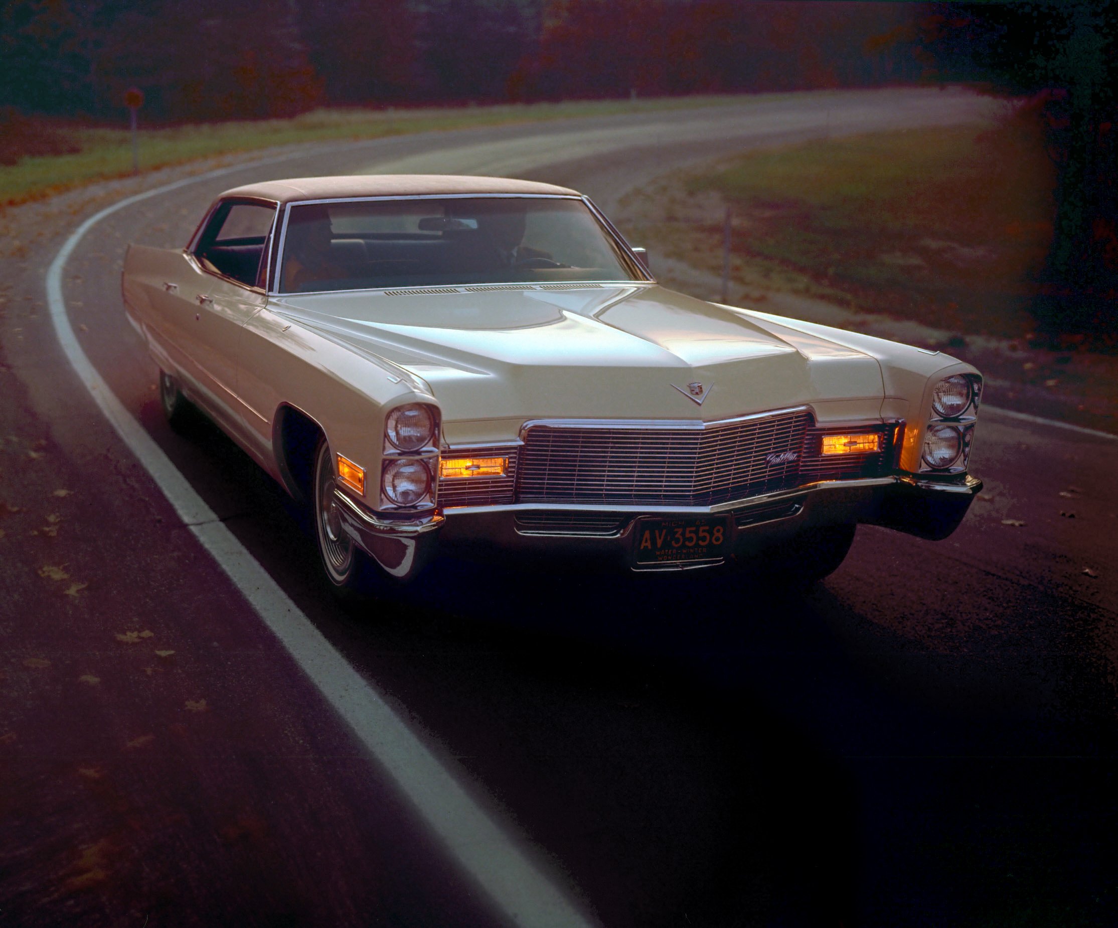 1968, Cadillac, Hardtop, Sedan, De, Ville, Luxury, Classic Wallpaper