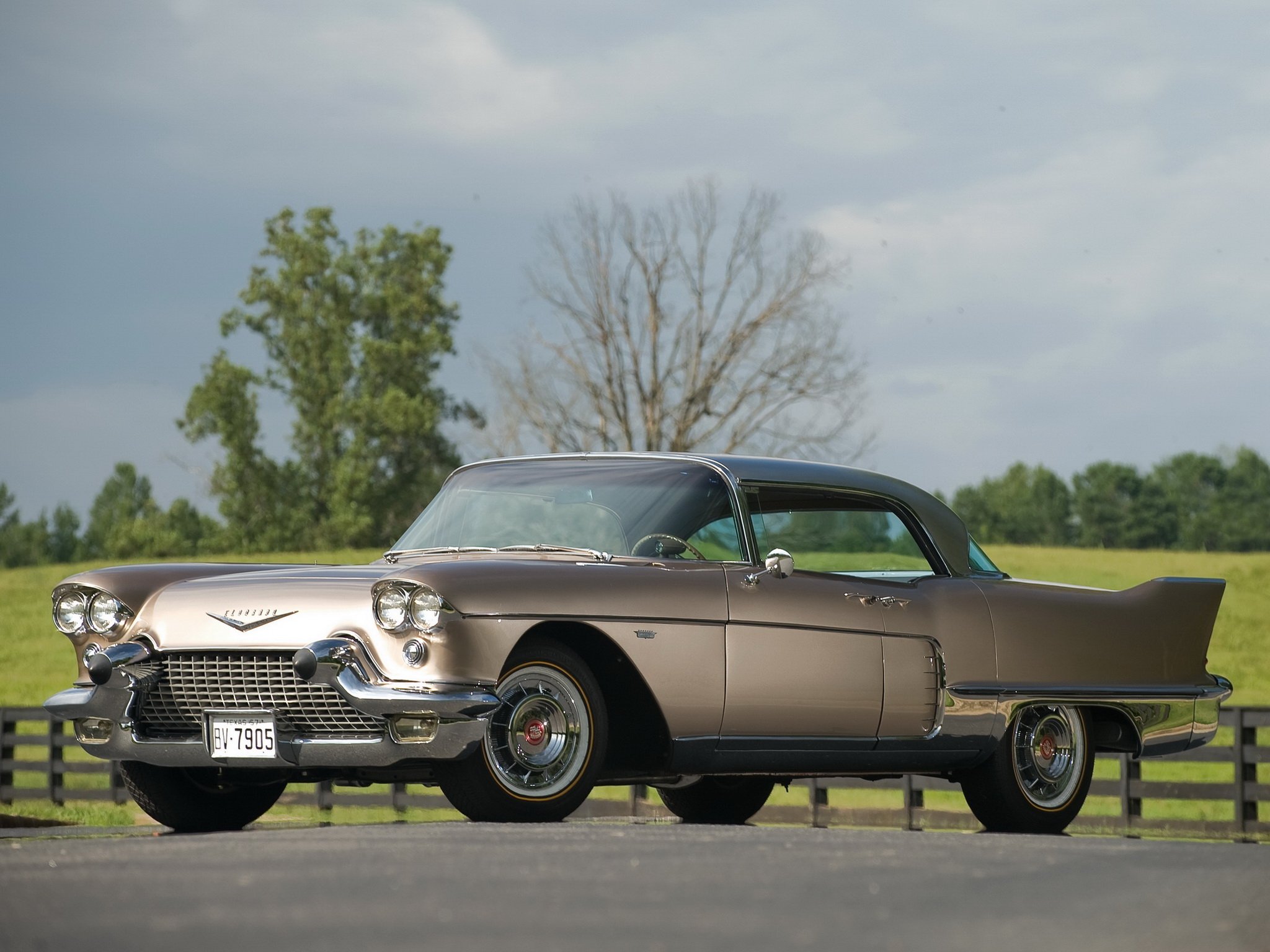 1957, Cadillac, Eldorado, Brougham, Luxury, Retro Wallpaper