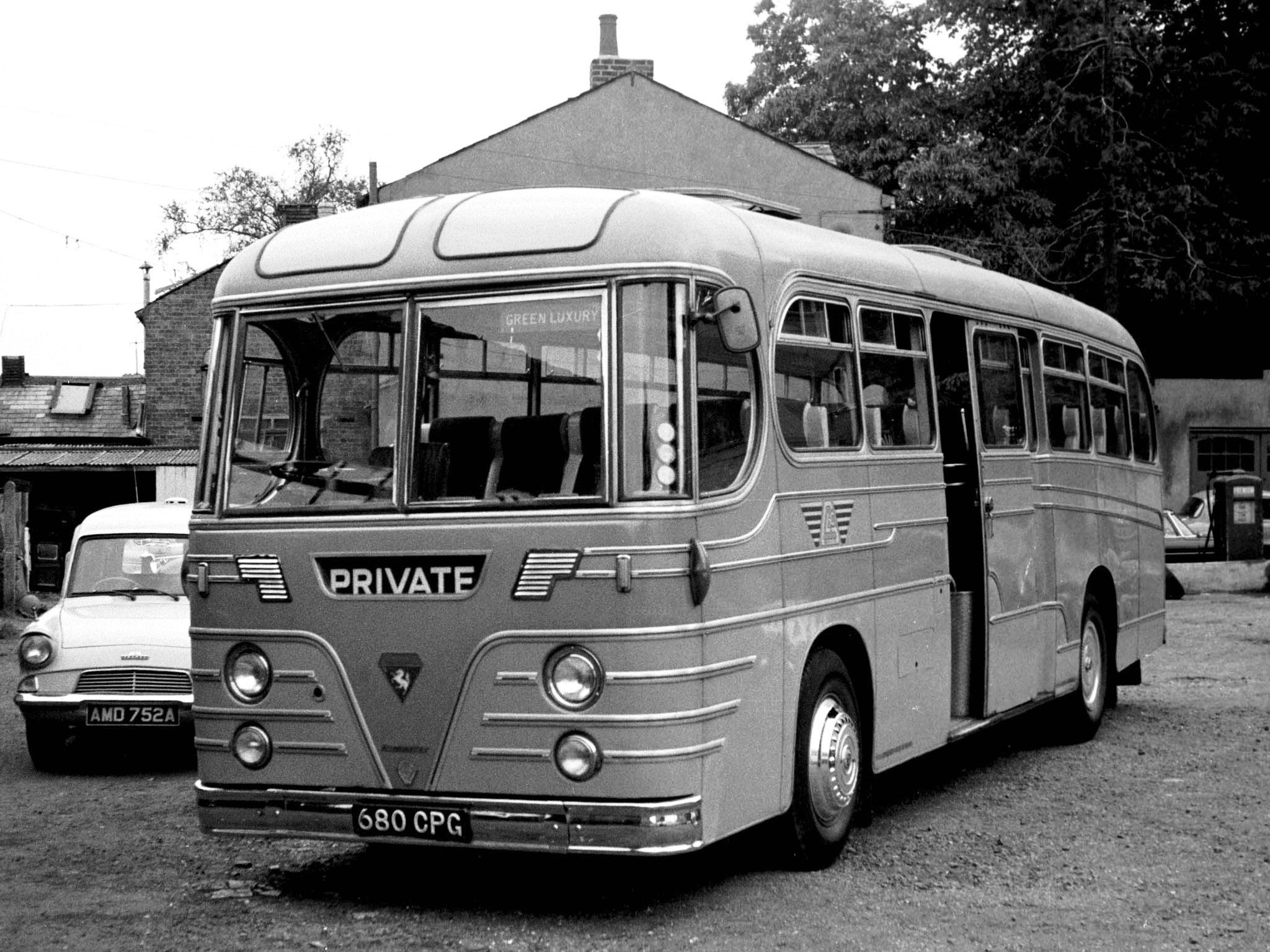 1955, Commer, Ts 3, Beadle, Rochester, C41c, Bus, Transport, Semi, Tractor, Retro Wallpaper