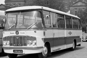 1964, Bedford, Sb13, Harrington, Crusader, Iv, C41f, Bus, Transport, Semi, Tractor, Retro