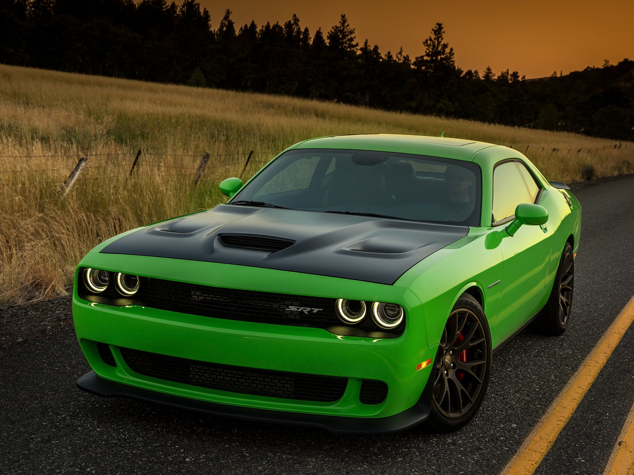 2015, Dodge, Challenger, Srt, Hellcat, Muscle, Mopar Wallpapers HD ...