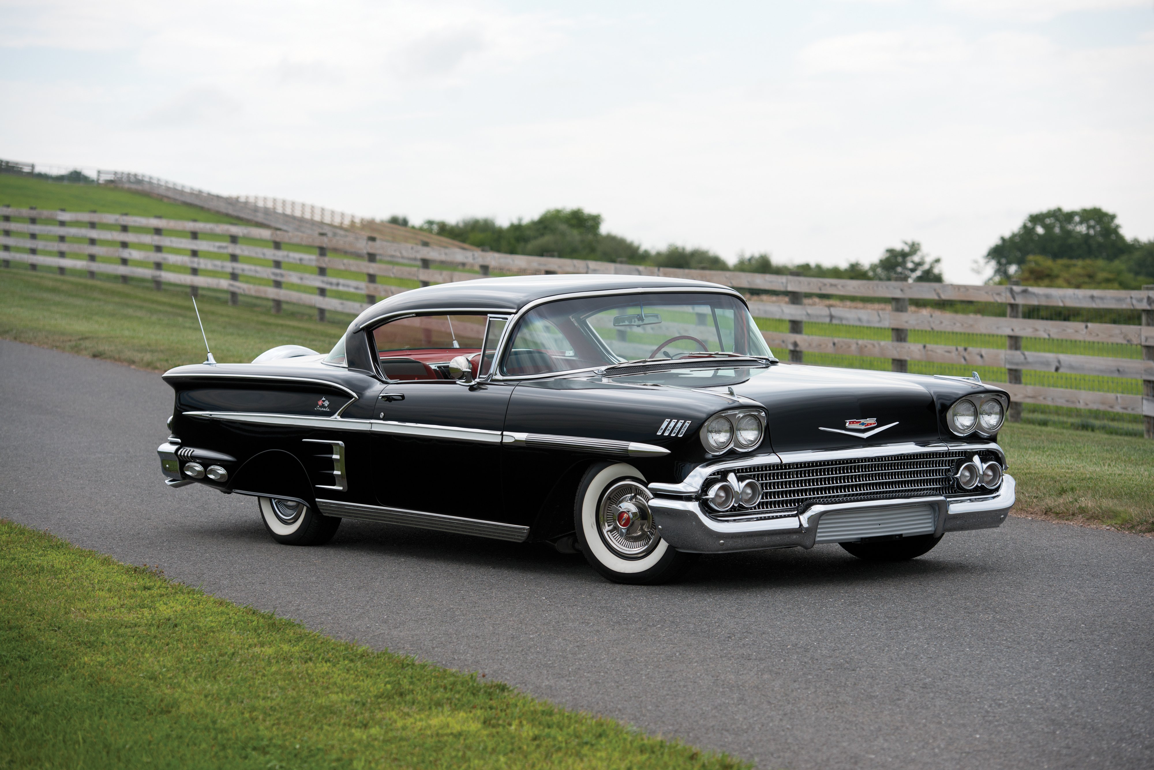 1958, Chevrolet, Bel, Air, Impala, Retro, Belair Wallpaper