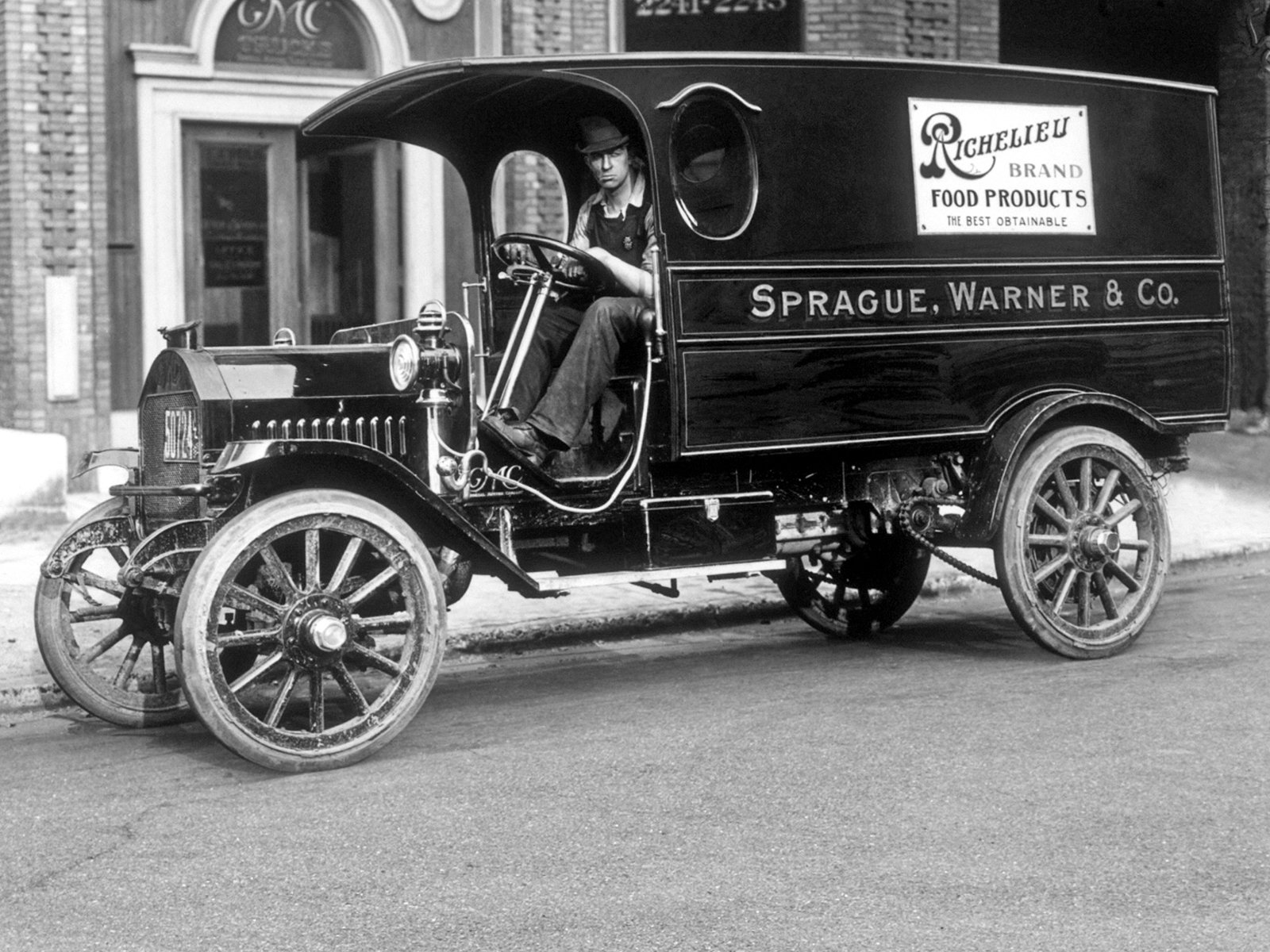 1912, Gmc, Model v, Panel, Delivery, Retro, Vintage, Pickup, Transport, Semi, Tractor Wallpaper